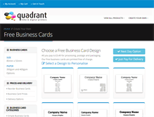 Tablet Screenshot of free-businesscards.co.uk